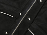 ベドインベド(BADINBAD) SUEDE WESTERN JACKET_BLACK