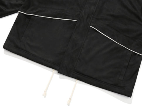 ベドインベド(BADINBAD) SUEDE WESTERN JACKET_BLACK