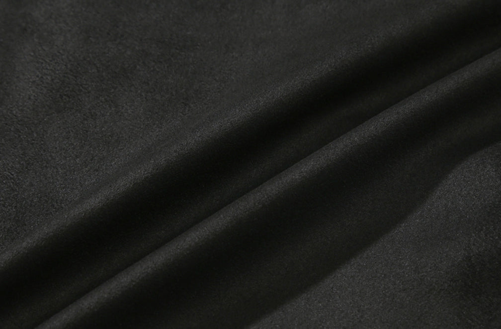 ベドインベド(BADINBAD) SUEDE WESTERN JACKET_BLACK