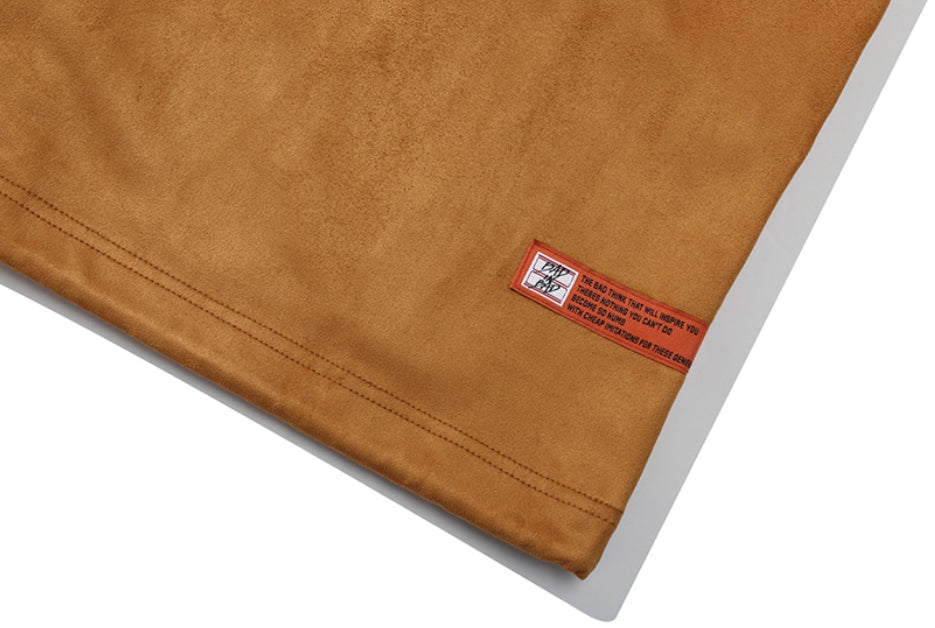 ベドインベド(BADINBAD) SUEDE WESTERN JACKET_BROWN