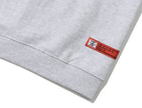 ベドインベド(BADINBAD) COLLEGE FONT HEAVY WEIGHT HOODIE_LIGHT GREY