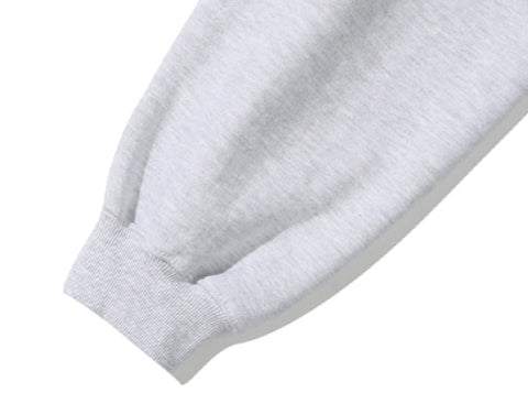 ベドインベド(BADINBAD) COLLEGE FONT HEAVY WEIGHT HOODIE_LIGHT GREY