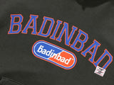 ベドインベド(BADINBAD) COLLEGE FONT HEAVY WEIGHT HOODIE_CHARCOAL