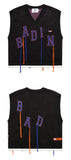 ベドインベド(BADINBAD) BAD STRING KNIT VEST_BLACK