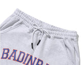 ベドインベド(BADINBAD) COLLEGE FONT HEAVY WEIGHT PANTS_LIGHT GREY