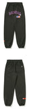 ベドインベド(BADINBAD) COLLEGE FONT HEAVY WEIGHT PANTS_CHARCOAL