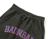 ベドインベド(BADINBAD) COLLEGE FONT HEAVY WEIGHT PANTS_CHARCOAL