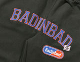 ベドインベド(BADINBAD) COLLEGE FONT HEAVY WEIGHT PANTS_CHARCOAL
