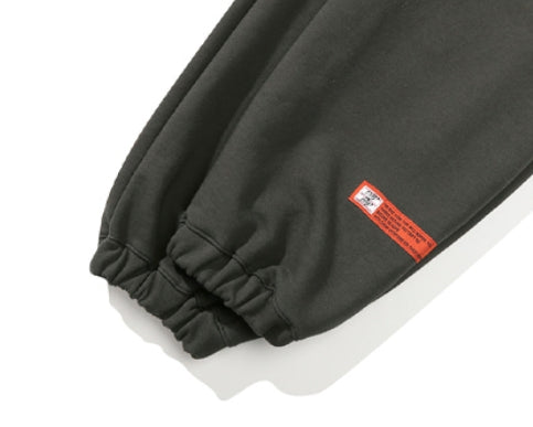 ベドインベド(BADINBAD) COLLEGE FONT HEAVY WEIGHT PANTS_CHARCOAL