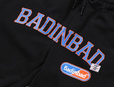 ベドインベド(BADINBAD) COLLEGE FONT HEAVY WEIGHT PANTS_BLACK