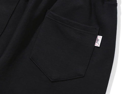 ベドインベド(BADINBAD) COLLEGE FONT HEAVY WEIGHT PANTS_BLACK