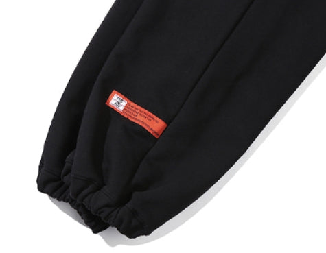 ベドインベド(BADINBAD) COLLEGE FONT HEAVY WEIGHT PANTS_BLACK