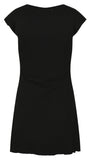 curetty (キュリティー) C V-NECK BASIC DRESS_BLACK