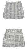 curetty (キュリティー) C LOGO TWEED MINI SKIRT_WHITE