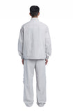 NOMANUAL(ノーマニュアル) T.A NYLON TRACK JACKET - LIGHT GRAY