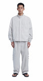 NOMANUAL(ノーマニュアル) T.A NYLON TRACK PANTS - LIGHT GRAY