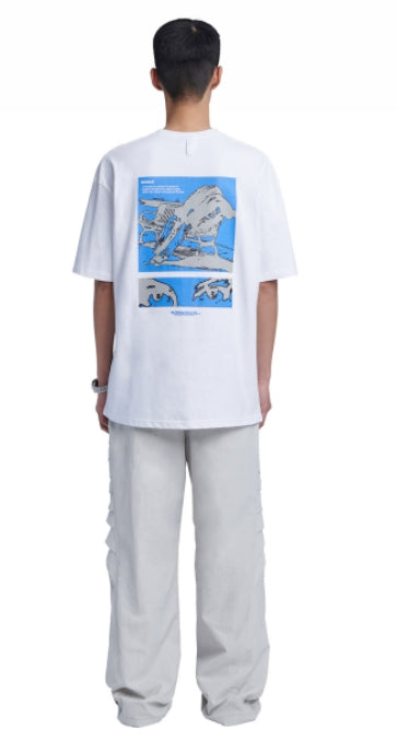 NOMANUAL(ノーマニュアル) T.A NYLON TRACK PANTS - LIGHT GRAY