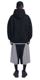 NOMANUAL(ノーマニュアル) DUMMY HOODIE - BLACK