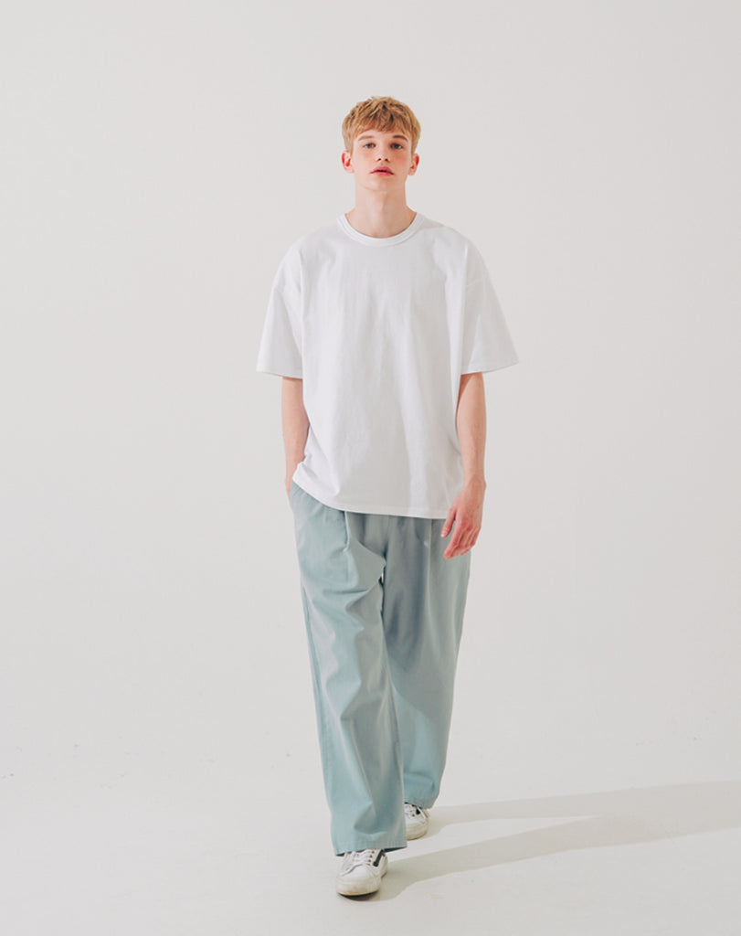 ダブルユーブイプロジェクト(WV PROJECT) Vine Cotton Banding Pants Blue JNLP7591