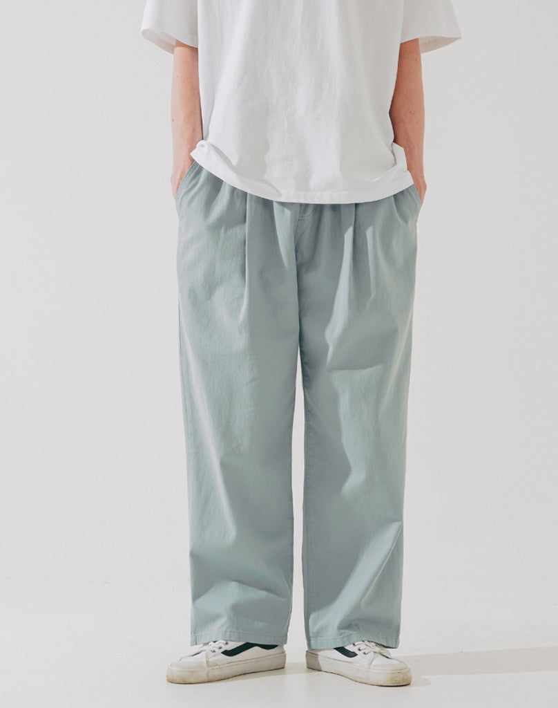 ダブルユーブイプロジェクト(WV PROJECT) Vine Cotton Banding Pants Blue JNLP7591