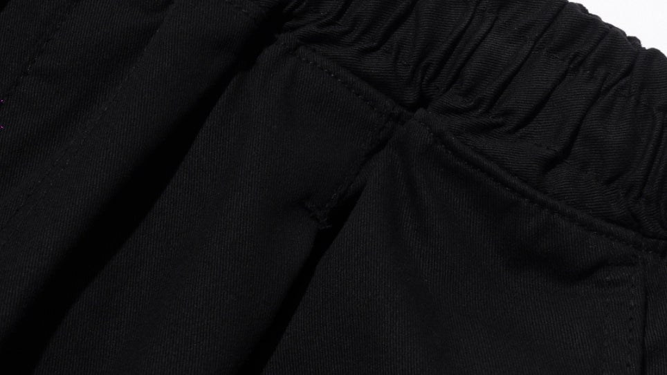 ダブルユーブイプロジェクト(WV PROJECT) Vine Cotton Banding Pants Black JNLP7591