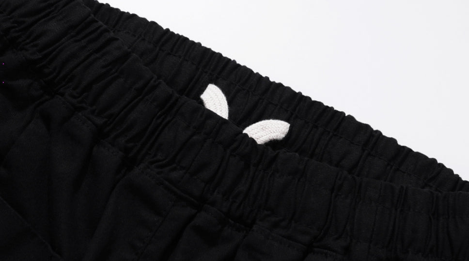 ダブルユーブイプロジェクト(WV PROJECT) Vine Cotton Banding Pants Black JNLP7591