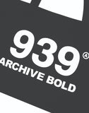 ARCHIVE BOLD (アーカイブボールド) 939 LOGO ECO BAG (BLACK)