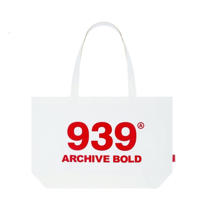 ARCHIVE BOLD (アーカイブボールド) 939 LOGO ECO BAG (OFF WHITE)