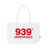 ARCHIVE BOLD (アーカイブボールド) 939 LOGO ECO BAG (OFF WHITE)