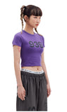ARCHIVE BOLD (アーカイブボールド) 939 LOGO CROP TOP (PURPLE)