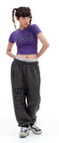 ARCHIVE BOLD (アーカイブボールド) 939 LOGO CROP TOP (PURPLE)