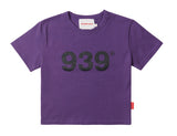 ARCHIVE BOLD (アーカイブボールド) 939 LOGO CROP TOP (PURPLE)