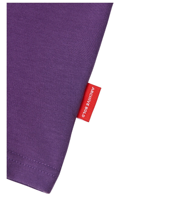 ARCHIVE BOLD (アーカイブボールド) 939 LOGO CROP TOP (PURPLE)