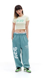 ARCHIVE BOLD (アーカイブボールド) 939 LOGO SWEAT PANTS (MINT)