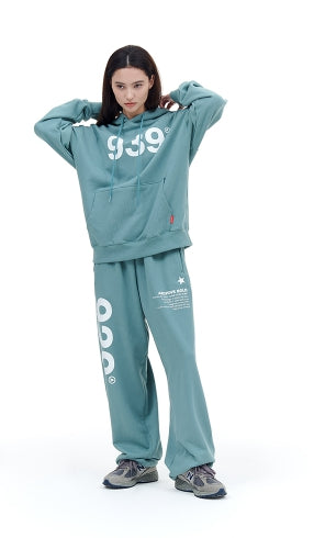 ARCHIVE BOLD (アーカイブボールド) 939 LOGO SWEAT PANTS (MINT)
