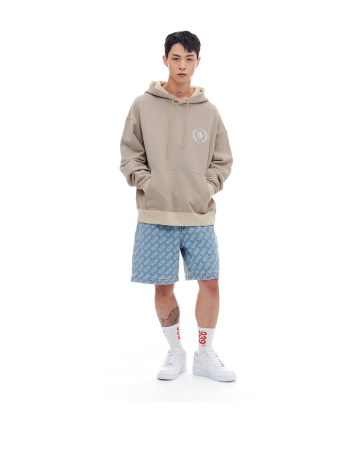 ARCHIVE BOLD (アーカイブボールド) 939 PATTERN DENIM SHORTS (LIGHT BLUE)