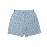 ARCHIVE BOLD (アーカイブボールド) 939 PATTERN DENIM SHORTS (LIGHT BLUE)