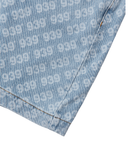 ARCHIVE BOLD (アーカイブボールド) 939 PATTERN DENIM SHORTS (LIGHT BLUE)