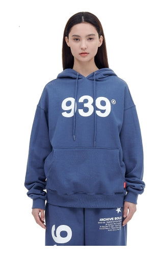 ARCHIVE BOLD (アーカイブボールド) 939 LOGO HOOD (BLUE)