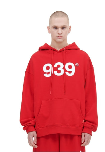 ARCHIVE BOLD (アーカイブボールド) 939 LOGO HOOD (DEEP RED)