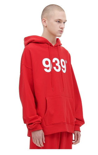 ARCHIVE BOLD (アーカイブボールド) 939 LOGO HOOD (DEEP RED)