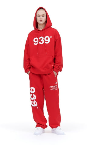 ARCHIVE BOLD (アーカイブボールド) 939 LOGO HOOD (DEEP RED)