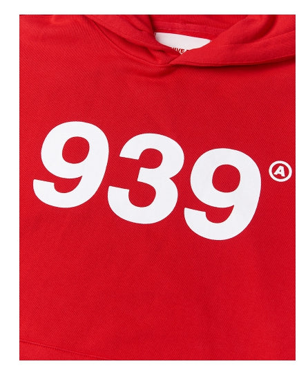 ARCHIVE BOLD (アーカイブボールド) 939 LOGO HOOD (DEEP RED)