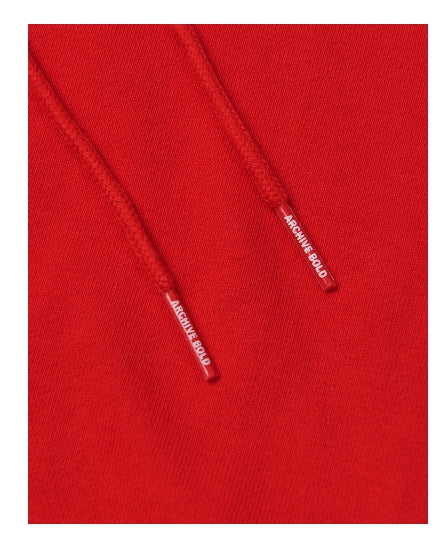 ARCHIVE BOLD (アーカイブボールド) 939 LOGO HOOD (DEEP RED)
