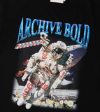 ARCHIVE BOLD (アーカイブボールド) 939 SPACE MAN T-SHIRTS (BLACK)