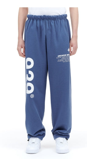 ARCHIVE BOLD (アーカイブボールド) 939 LOGO SWEAT PANTS (BLUE)
