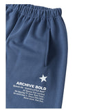 ARCHIVE BOLD (アーカイブボールド) 939 LOGO SWEAT PANTS (BLUE)