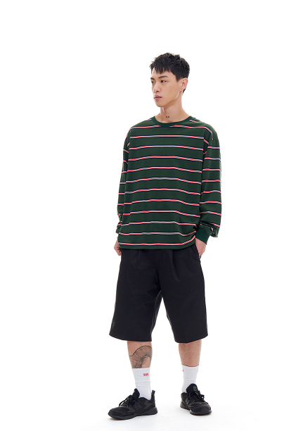 ARCHIVE BOLD (アーカイブボールド) HALF PANTS (BLACK)