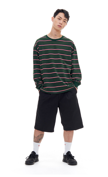 ARCHIVE BOLD (アーカイブボールド) HALF PANTS (BLACK)