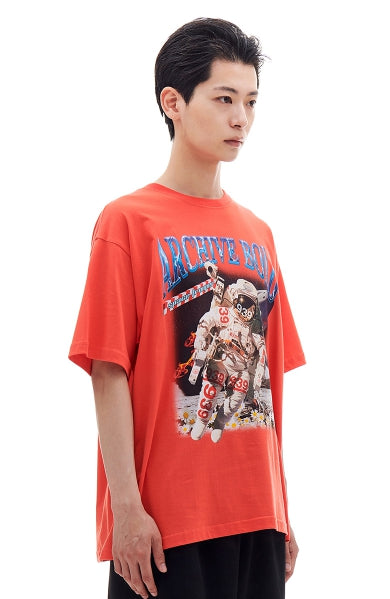 ARCHIVE BOLD (アーカイブボールド) 939 SPACE MAN T-SHIRTS (CHERRY PINK)